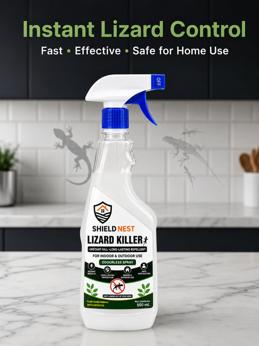 Lizard Killer – Odourless Instant Kill & Long-Lasting Repellent Spray For Indoors & Outdoors |SHIELD NEST
