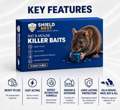 Shield Nest Rat & Mouse Killer Baits