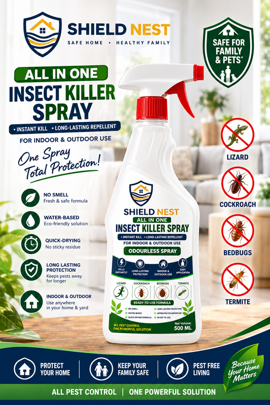 Shield Nest All-in-One Insect Killer Spray – 500 ml